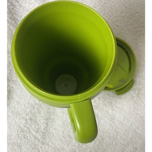 BUBBA KEG Travel Mug with Handle Insulated 34oz Green Silver - Picture 4 of 5